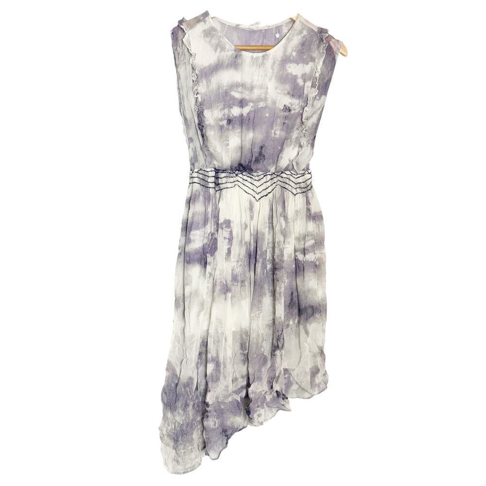 Chelsea & Violet Tie Dye Print Dyed Sleeveless Asymmetrical Dress Size Small